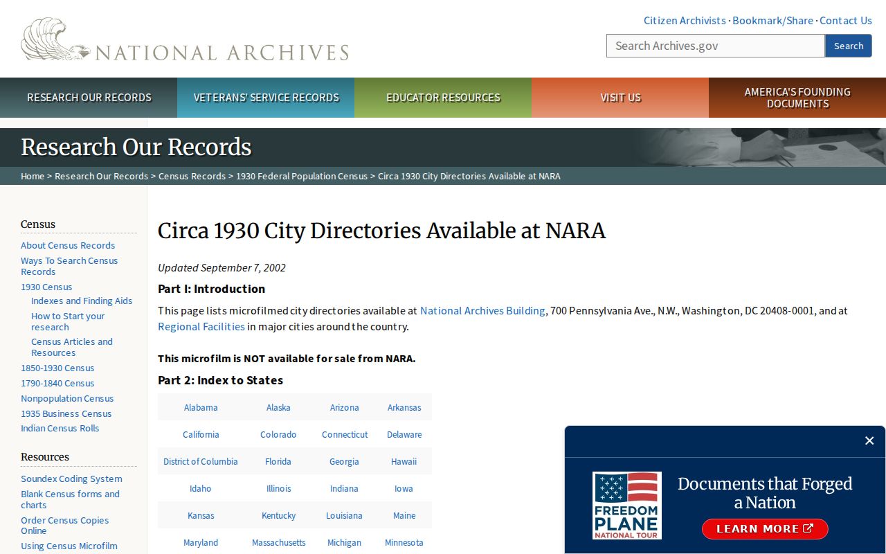 Merced city directory NARA Merced-Madera holdings for year-by-year research